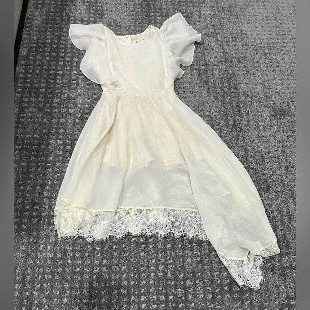 Joyfolie dress- cream color- size 6- like new